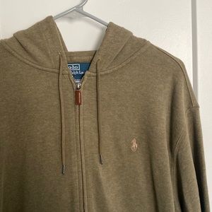 POLO RALPH LAUREN LEATHER DETAIL